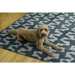 Doran Aqua and Green 7 ft. x 9 ft. Washable Polyester Indoor/Outdoor Area Rug by Linon Home Decor -Linon Home Decor Sales aqua green linon home decor outdoor rugs thdr04086 1f 1000