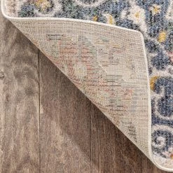 Miro Nantes Beige Blue 9 ft. 3 in. x 12 ft. 2 in. Vintage Bohemian Persian Oriental Medallion Area Rug by Well Woven -Linon Home Decor Sales beige blue well woven area rugs mir 12 8 1f 1000