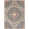Miro Nantes Beige Blue 9 ft. 3 in. x 12 ft. 2 in. Vintage Bohemian Persian Oriental Medallion Area Rug by Well Woven -Linon Home Decor Sales beige blue well woven area rugs mir 12 8 64 1000