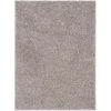Elle Basics Emerson Solid Shag Beige/Grey 9 ft. 3 in. x 12 ft. 6 in. Area Rug by Well Woven