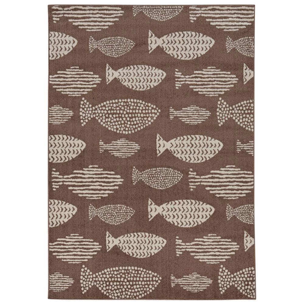 Lisbon DelMar Beige Ivory 2 ft. x 3 ft. Accent Rug by Linon Home Decor 3 Lisbon DelMar Beige Ivory 2 ft. x 3 ft. Accent Rug by Linon Home Decor