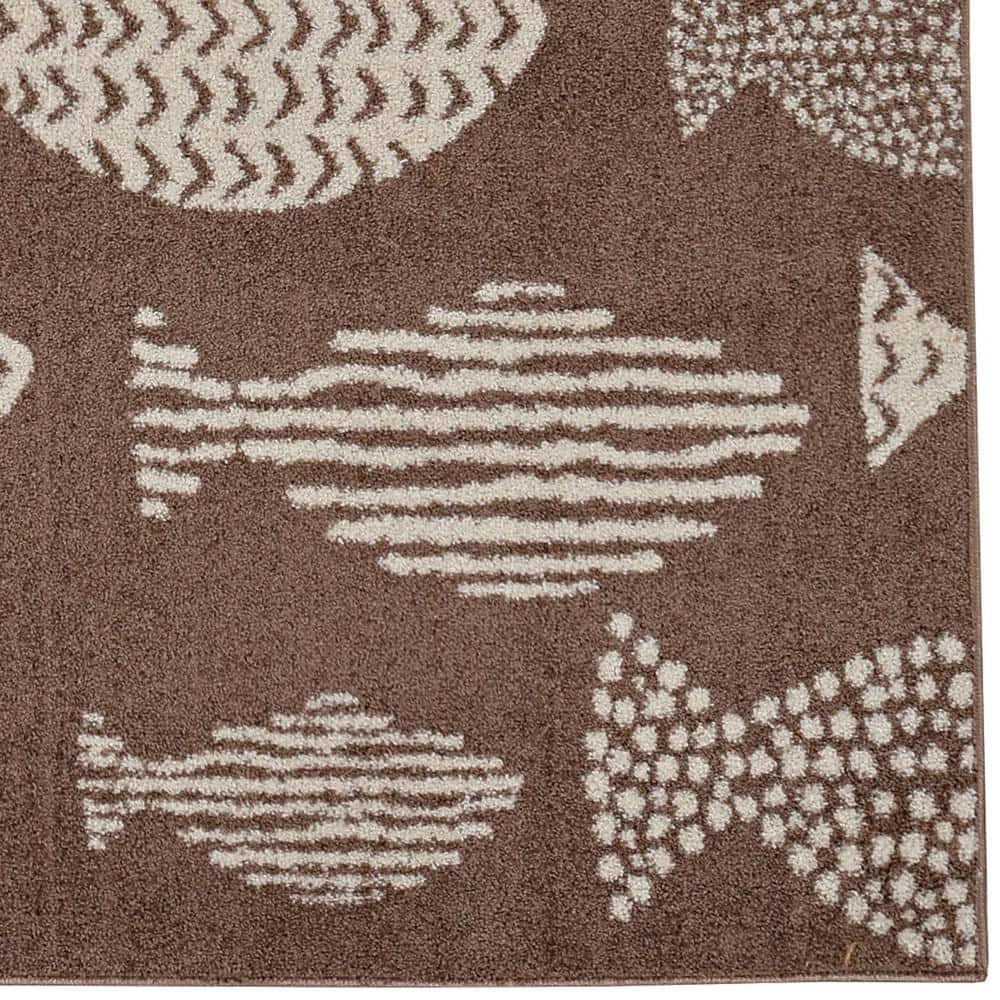 Lisbon DelMar Beige Ivory 2 ft. x 3 ft. Accent Rug by Linon Home Decor 4 Lisbon DelMar Beige Ivory 2 ft. x 3 ft. Accent Rug by Linon Home Decor - Image 2