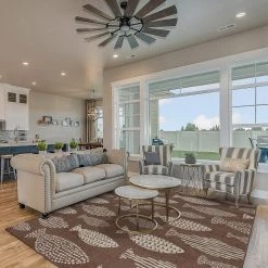 Lisbon DelMar Beige Ivory 8 ft. x 10 ft. Area Rug by Linon Home Decor -Linon Home Decor Sales beige ivory linon home decor area rugs thd03138 31 1000