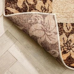Barclay Vane Willow Damask Beige 7 ft. x 10 ft. Transitional Area Rug by Well Woven -Linon Home Decor Sales beige well woven area rugs 548226 fa 1000