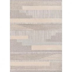 Harlow Briar Beige 7 ft. 10 in. x 9 ft. 10 in. Tribal Geometric Abstract Looped Pile Area Rug by Well Woven