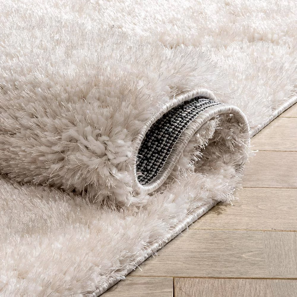 Logan Sandy Lattice Trellis Shag Beige 5 ft. x 7 ft. 3 in. 3D Textured Area Rug by Well Woven 8 Logan Sandy Lattice Trellis Shag Beige 5 ft. x 7 ft. 3 in. 3D Textured Area Rug by Well Woven - Image 6