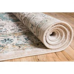 Luxbury Mahal Traditional Vintage Persian Oriental Beige 3 ft. 11 in. x 5 ft. 3 in. Area Rug by Well Woven -Linon Home Decor Sales beige well woven area rugs lx 52 4 1f 1000