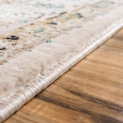 Luxbury Mahal Traditional Vintage Persian Oriental Beige 3 ft. 11 in. x 5 ft. 3 in. Area Rug by Well Woven -Linon Home Decor Sales beige well woven area rugs lx 52 4 4f 1000