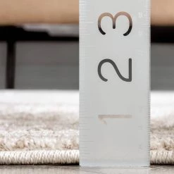 Malaga Lyre Tribal Mosaic Tile-Work Beige 7 ft. 10 in. x 10 ft. 6 in. Distressed High-Low Area Rug by Well Woven -Linon Home Decor Sales beige well woven area rugs mg 192 7 fa 1000