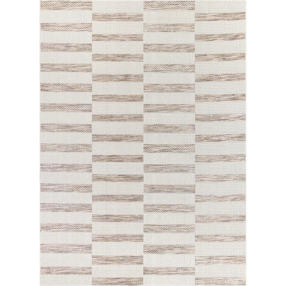 Portland Sisal Cesar Modern Geometric Beige 3 ft. 11 in. x 5 ft. 3 in. Flatweave Area Rug by Well Woven 3 Portland Sisal Cesar Modern Geometric Beige 3 ft. 11 in. x 5 ft. 3 in. Flatweave Area Rug by Well Woven