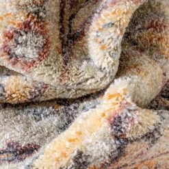 Rodeo Carno Bohemian Eclectic Beige 9 ft. 3 in. x 12 ft. 6 in. Medallion Oriental Distressed Area Rug by Well Woven -Linon Home Decor Sales beige well woven area rugs ro 122 8 4f 1000