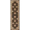 Timeless Abbasi Black 3 ft. x 12 ft. Traditional Runner Rug by Well Woven -Linon Home Decor Sales black well woven area rugs 36032l 64 1000
