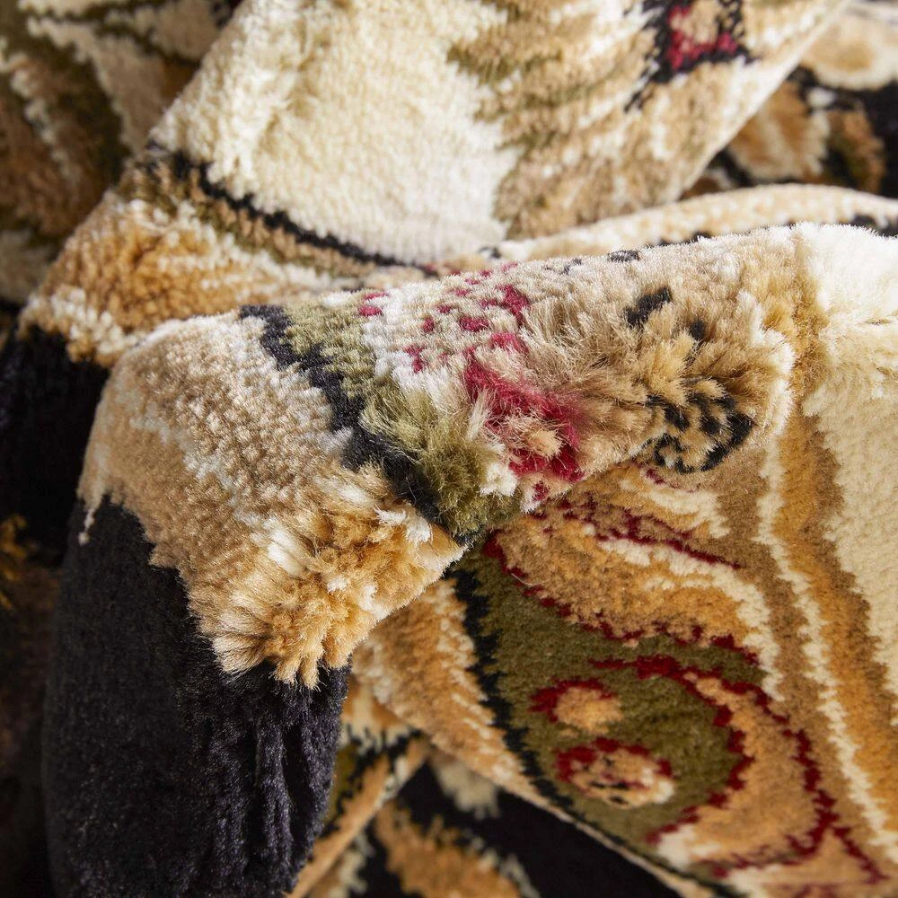 Timeless Le Petit Palais Black 5 ft. x 7 ft. Traditional Area Rug by Well Woven 8 Timeless Le Petit Palais Black 5 ft. x 7 ft. Traditional Area Rug by Well Woven - Image 6