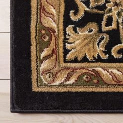Timeless Le Petit Palais Black 5 ft. x 7 ft. Traditional Area Rug by Well Woven 13 Timeless Le Petit Palais Black 5 ft. x 7 ft. Traditional Area Rug by Well Woven -Linon Home Decor Sales black well woven area rugs 36335 4f 1000
