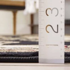 Timeless Le Petit Palais Black 5 ft. x 7 ft. Traditional Area Rug by Well Woven 17 Timeless Le Petit Palais Black 5 ft. x 7 ft. Traditional Area Rug by Well Woven -Linon Home Decor Sales black well woven area rugs 36335 76 1000