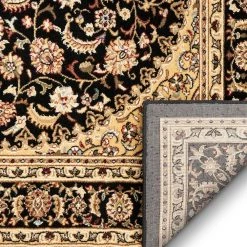 Timeless Aviva 2 ft. 3 in. x 7 ft. 3 in. Traditional Oriental French Country Black Runner Rug by Well Woven -Linon Home Decor Sales black well woven area rugs 36432 4f 1000