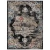 Indira Maura Black Bohemian Vintage Medallion Oriental 5 ft. 3 in. x 7 ft. 3 in. Textured Area Rug by Well Woven 1 Indira Maura Black Bohemian Vintage Medallion Oriental 5 ft. 3 in. x 7 ft. 3 in. Textured Area Rug by Well Woven -Linon Home Decor Sales black well woven area rugs ind 33 5 64 1000