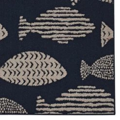 Lisbon DelMar Blue Ivory 2 ft. x 3 ft. Accent Rug by Linon Home Decor -Linon Home Decor Sales blue ivory linon home decor area rugs thd03139 c3 1000