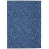 Washable Liam Blue/Ivory 5 ft. x 7 ft. Abstract Rectangle Area Rug by Linon Home Decor -Linon Home Decor Sales blue ivory linon home decor area rugs thd03407 64 1000