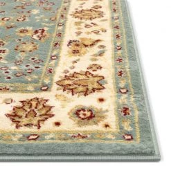 Miami Bijar Classic Traditional Oriental Blue 8 ft. x 10 ft. Area Rug by Well Woven -Linon Home Decor Sales blue well woven area rugs 84767 4f 1000