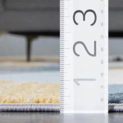 Mystic Maddox Modern Geometric Blue 3 ft. 11 in. x 5 ft. 3 in. Area Rug by Well Woven -Linon Home Decor Sales blue well woven area rugs mc 274 4 76 1000