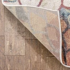 Rodeo Lissa Bohemian Eclectic Floral Blue 5 ft. 3 in. x 7 ft. 3 in. Area Rug by Well Woven -Linon Home Decor Sales blue well woven area rugs ro 184 5 44 1000