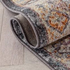 Rodeo Virden Blue Vintage Bohemian Eclectic Tribal Aztec 7 ft. 10 in. x 9 ft. 10 in. Area Rug by Well Woven -Linon Home Decor Sales blue well woven area rugs ro 94 7 76 1000