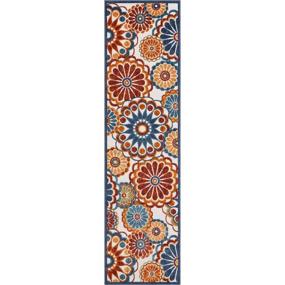 Dorado Seri Modern Geometric Blue 2 ft. 7 in. x 9 ft. 10 in. Runner Rug High-Low Indoor/Outdoor by Well Woven 3 Dorado Seri Modern Geometric Blue 2 ft. 7 in. x 9 ft. 10 in. Runner Rug High-Low Indoor/Outdoor by Well Woven