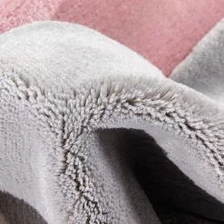 Good Vibes Nora Blush Pink Modern Geometric Stripes and Boxes 5 ft. 3 in. x 7 ft. 3 in. Area Rug by Well Woven -Linon Home Decor Sales blush pink well woven area rugs gv 87 5 4f 1000