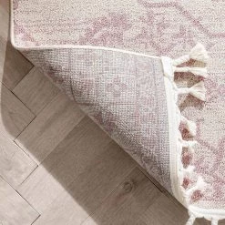 Loop-De-Loop Valentina Blush 7 ft. 10 in. x 10 ft. 6 in. Oriental Medallion Area Rug by Well Woven 15 Loop-De-Loop Valentina Blush 7 ft. 10 in. x 10 ft. 6 in. Oriental Medallion Area Rug by Well Woven -Linon Home Decor Sales blush well woven area rugs ldl 249 7 44 1000