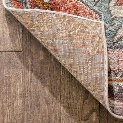 Mystic Gwendolyn Modern Bohemian Vintage Medallion Blush 3 ft. 11 in. x 5 ft. 3 in. Area Rug by Well Woven -Linon Home Decor Sales blush well woven area rugs mc 199 4 fa 1000