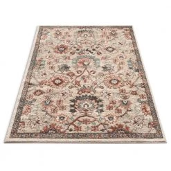 Mystic Harper Modern Bohemian Vintage Floral Blush 5 ft. 3 in. x 7 ft. 3 in. Area Rug by Well Woven -Linon Home Decor Sales blush well woven area rugs mc 209 5 44 1000