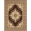 Persa Malika Traditional Medallion Persian Floral Brown 7 ft. 10 in. x 9 ft. 10 in. Area Rug by Well Woven -Linon Home Decor Sales brown well woven area rugs pa 118 7 64 1000