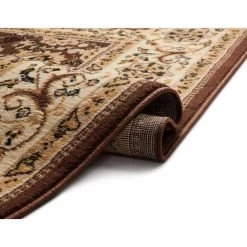 Persa Tabriz 5 ft. 3 in. x 7 ft. 3 in. Traditional Oriental Persian Brown Area Rug by Well Woven -Linon Home Decor Sales brown well woven area rugs pa 18 5 44 1000