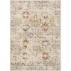 Omaha Kian Vintage Global Oriental Cream 5 ft. 3 in. x 7 ft. 3 in. Area Rug by Well Woven