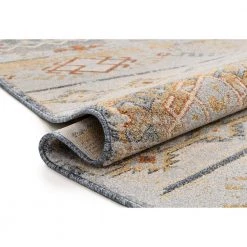 Omaha Alu Tribal Modern Vintage Stripes Cream 7 ft. 10 in. x 10 ft. 6 in. Area Rug by Well Woven -Linon Home Decor Sales cream well woven area rugs om 172 7 fa 1000