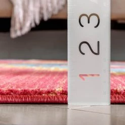 Tulsa Lea Traditional Southwestern Geometric Crimson/Red 7 ft. 10 in. x 10 ft. 6 in. Area Rug by Well Woven -Linon Home Decor Sales crimson red well woven area rugs tu 100 7 44 1000