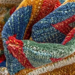 Tulsa Dustin Southwestern Tribal Medallion Crimson 3 ft. 11 in. x 5 ft. 3 in. Area Rug by Well Woven -Linon Home Decor Sales crimson well woven area rugs tu 140 4 4f 1000