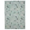 Delta Green and Ivory 7 ft. W x 9 ft. L Washable Polyester Indoor/Outdoor Area Rug by Linon Home Decor -Linon Home Decor Sales green ivory linon home decor outdoor rugs thdr04070 64 1000