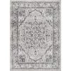 Topkapi Novara Vintage Oriental Medallion Pattern Grey Blue 7 ft. 10 in. x 9 ft. 10 in. Distressed Area Rug by Well Woven -Linon Home Decor Sales grey blue well woven area rugs top 47 7 64 1000