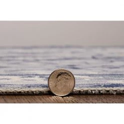 Washable Willis Grey/Ivory 5 ft. x 7 ft. Abstract Rectangle Area Rug by Linon Home Decor -Linon Home Decor Sales grey ivory linon home decor area rugs thd03323 4f 1000