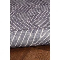 Washable Liam Grey/Ivory 2 ft. x 8 ft. by Linon Home Decor -Linon Home Decor Sales grey ivory linon home decor area rugs thdr03922 fa 1000