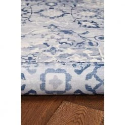 Washable Willis Grey/Ivory 2 ft. x 8 ft. by Linon Home Decor -Linon Home Decor Sales grey ivory linon home decor area rugs thdr03924 fa 1000