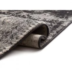 Sydney Vintage Manchester Distressed Modern Medallion 9 ft. 3 in. x 12 ft. 6 in. Grey Area Rug by Well Woven -Linon Home Decor Sales grey well woven area rugs 22678 1f 1000