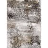 Fairmont Kenneth Retro Abstract Pattern Grey 7 ft. 10 in. x 9 ft. 10 in. Glam Area Rug by Well Woven -Linon Home Decor Sales grey well woven area rugs frm 157 7 64 1000