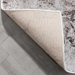 Fairmont Ralph Retro Geometric Waves Grey 5 ft. 3 in. x 7 ft. 3 in. Glam Area Rug by Well Woven 16 Fairmont Ralph Retro Geometric Waves Grey 5 ft. 3 in. x 7 ft. 3 in. Glam Area Rug by Well Woven -Linon Home Decor Sales grey well woven area rugs frm 167 5 fa 1000