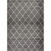 Kings Court Clover Grey 3 ft. x 5 ft. Modern Moroccan Trellis Area Rug by Well Woven