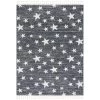 Kennedy Stars Modern Geometric Grey 5 ft. 3 in. x 7 ft. 3 in. Kids Area Rug by Well Woven -Linon Home Decor Sales grey well woven area rugs ken 27 5 64 1000