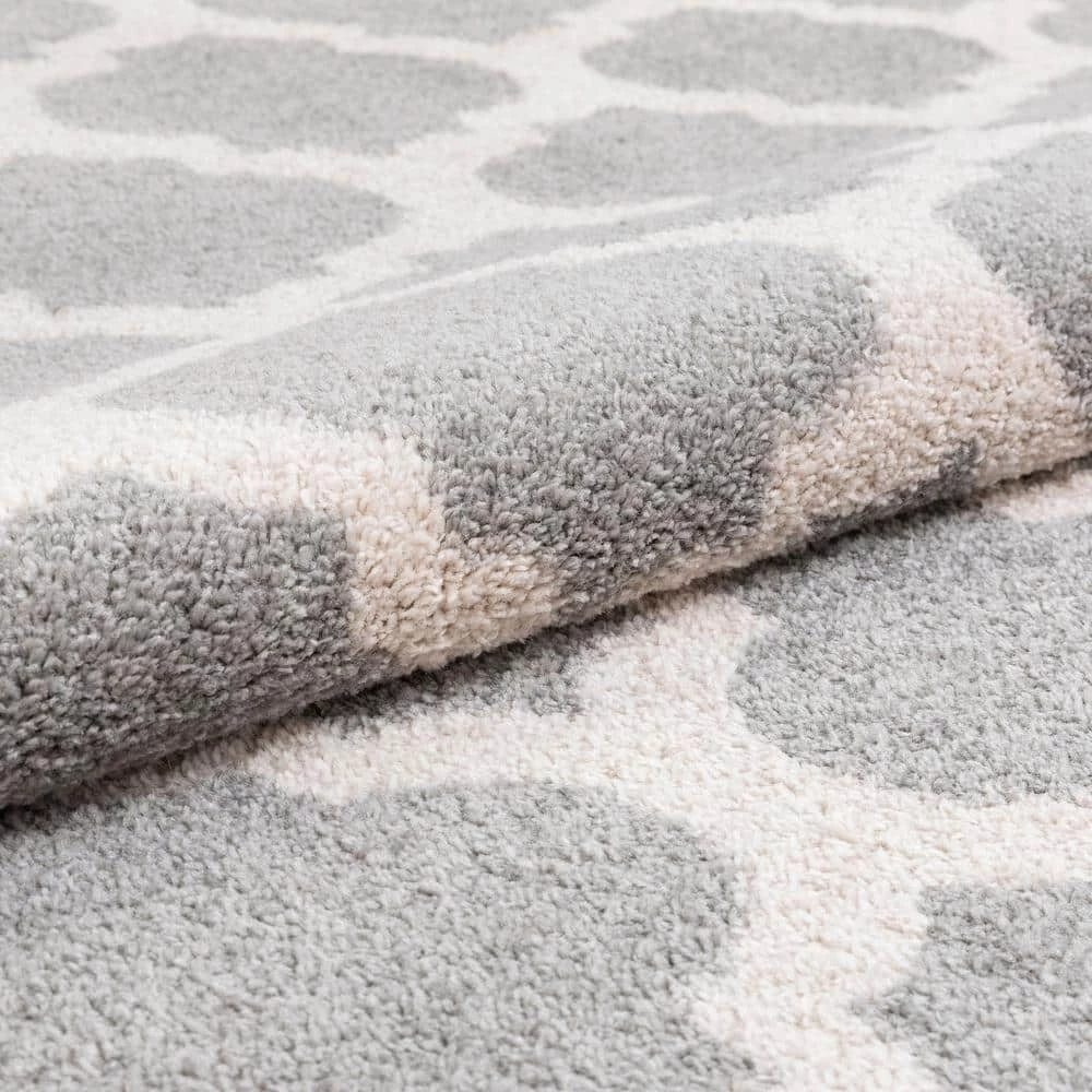 Mystic Zoe Grey 5 ft. x 7 ft. Modern Trellis Area Rug by Well Woven 9 Mystic Zoe Grey 5 ft. x 7 ft. Modern Trellis Area Rug by Well Woven - Image 7