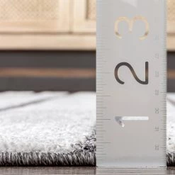 Malaga Bauer Vintage Modern Striped Grey 7 ft. 10 in. x 10 ft. 6 in. High-Low Area Rug by Well Woven -Linon Home Decor Sales grey well woven area rugs mg 07 7 fa 1000